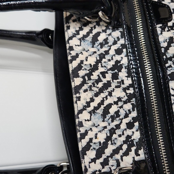 Coach Legacy Haley satchel donegal print purse carryall bag convertible - Picture 7 of 16